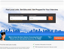 Tablet Screenshot of career-edge.net
